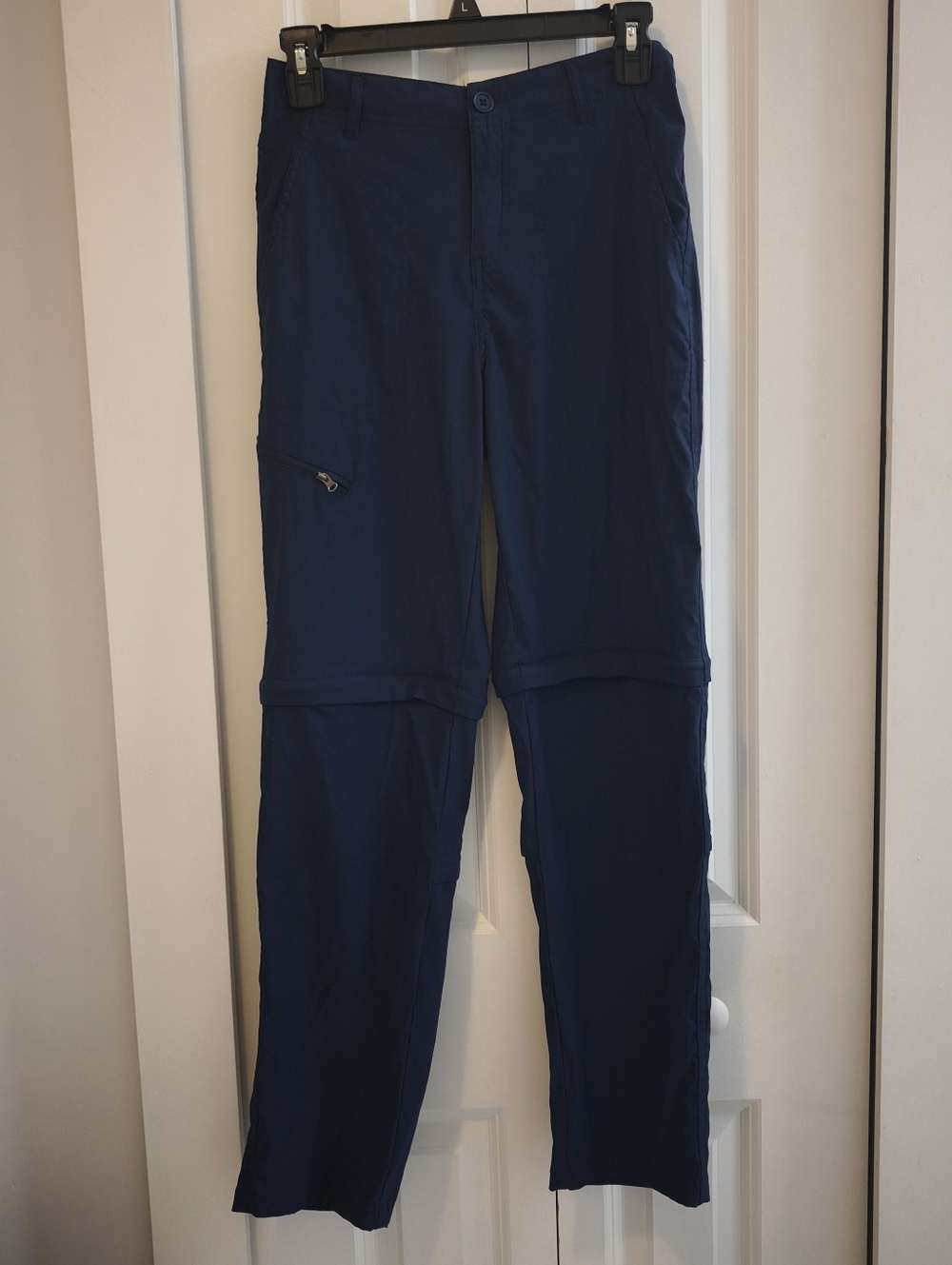Women's Navy Zip-Off Travel Pants